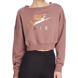 Nike Air Mauve Cropped Crew